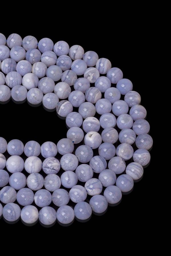 8 MM Kalsedon Taşı Dizi - Image 1
