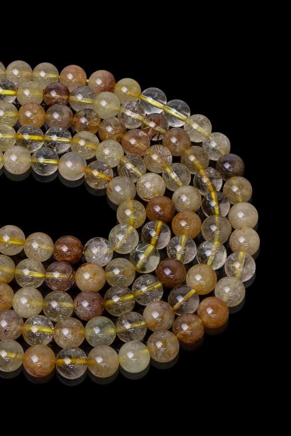 8 MM Rutil Kuvars Taşı Dizi - Image 1