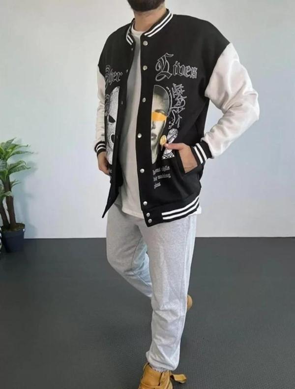 MDB Erkek Oversize Kolej Ceket  iyah - Image 1