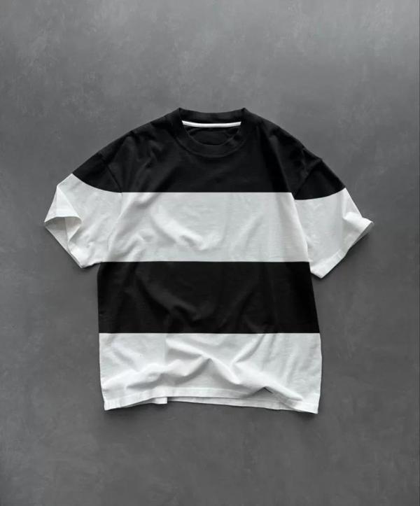 MDB Unisex Bisiklet Yaka Parçalı Thirt  iyah - Image 1