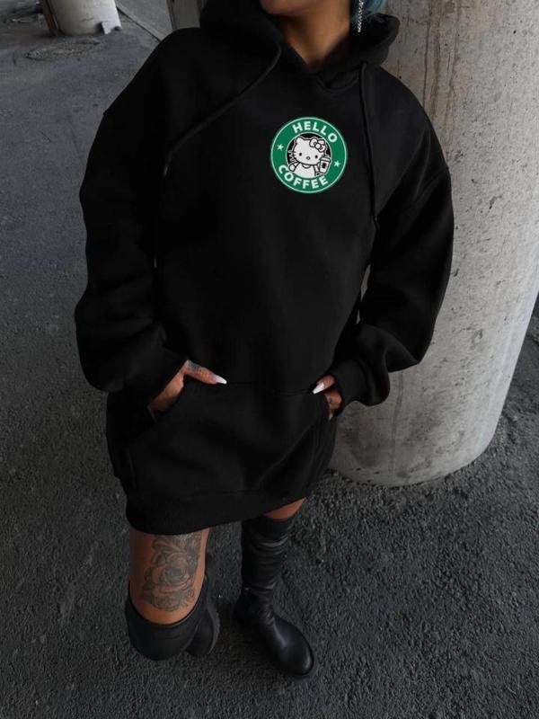 MDB Üç İplik Penye Uzun Kol Kapşonlu weathirt  iyah - Image 1