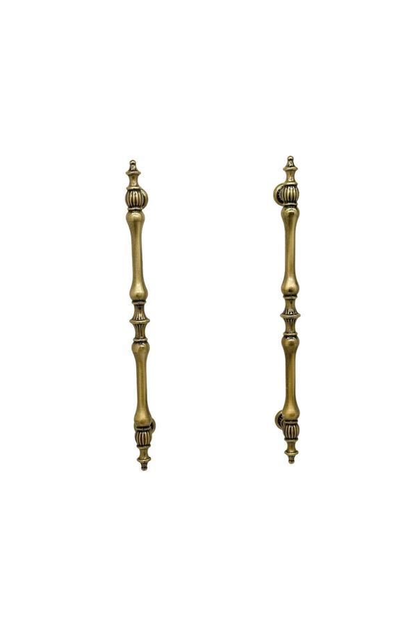 Şehzade Antik Sarı Mobilya Dolap Mutfak Çekmece Kulpu 96 Mm (9.6Cm) 10 Adet - Image 1