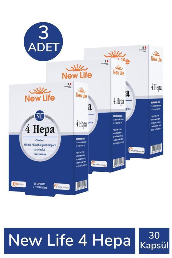 New Life 4 Hepa 30 Yumuşak Kapsül 3 Adet - Image 1