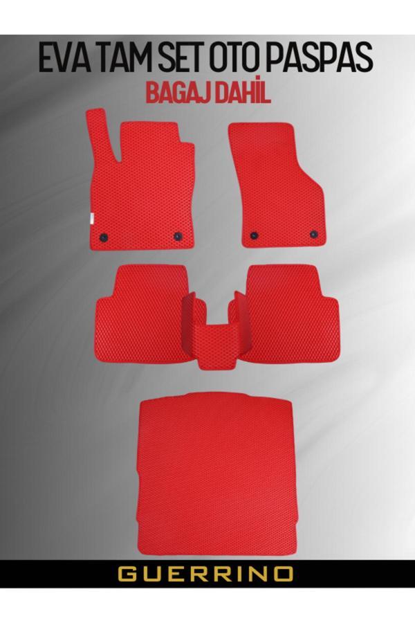 Guerrino Fiat-Egea Hatchback-(2017-2025) İçin Eva Ful Paspas Takımı (Metal Topukluk Hariç) - Image 1