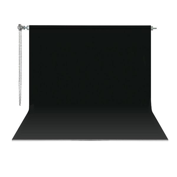 Gdx Sonsuz Siyah Fon Perde (Kumaş) 2.70x5.80 Metre, Boru, Makara, Zincir - Image 1