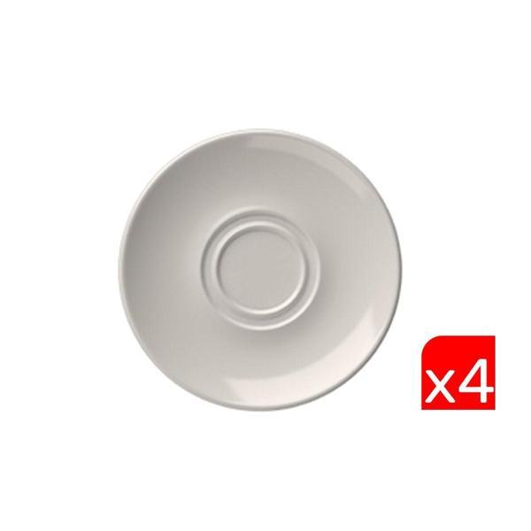 Tabak Evi Porselen Lona Fincan Tabağı 16cm Taban Çapı 4cm 4 LÜ - Image 1