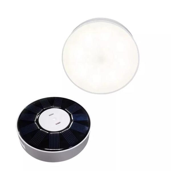 SGE İÇ MEKAN 8 LED GÜNEŞ ENERJİLİ BAHÇE AYDINLATMA HAREKET SENSÖRLÜ USB ŞARJLI BEYAZ LED IŞIK LAMBA - Image 1