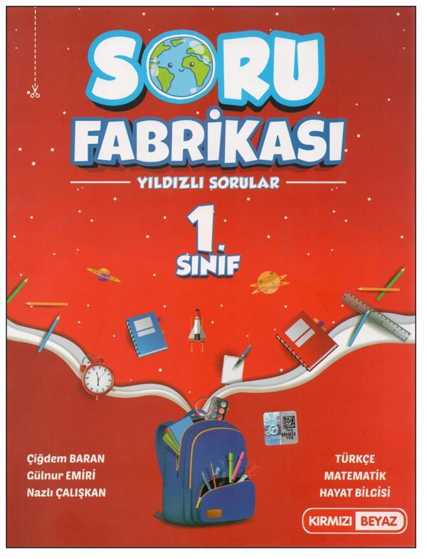 Kırmızı Beyaz 1. Sınıf Soru Fabrikası - Kırmızı Beyaz Yayınları - Image 1