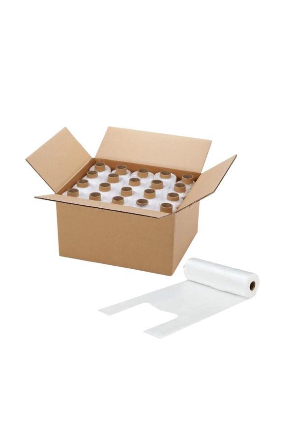 4000 Adet Toptan Rulo Poşet Orta Boy Market Manav Poşeti Fırıncı Poşeti - Image 1