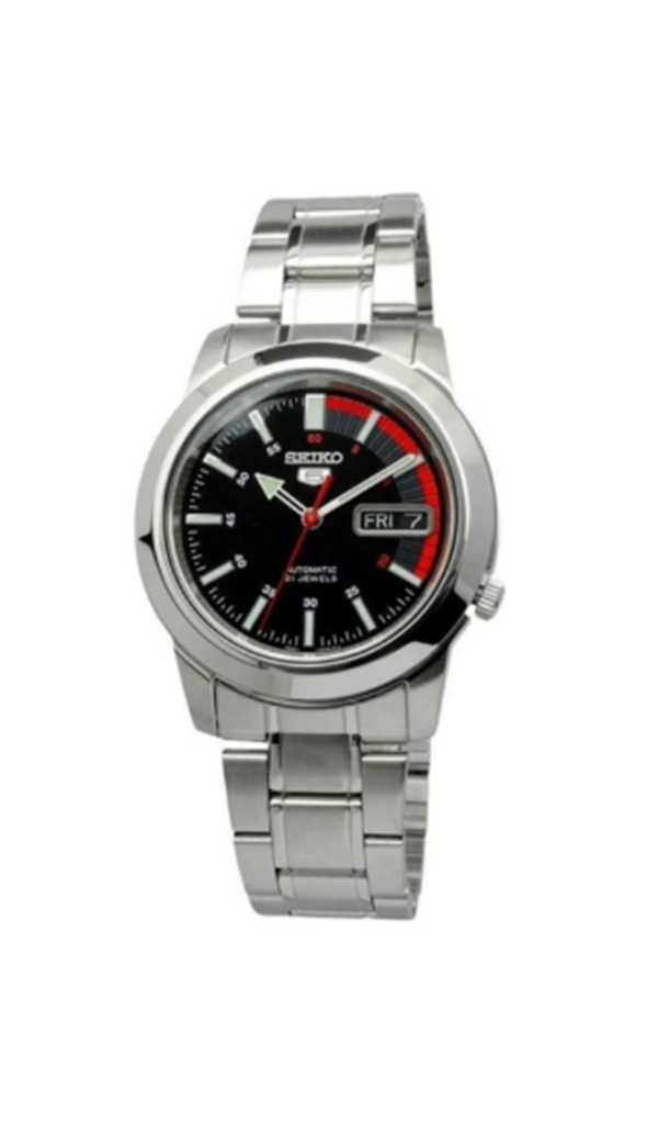 Seiko Series 5 Otomatik Gümüş Renk Snkk31 38 Mm Erkek Kol Saati-S1. - Image 1