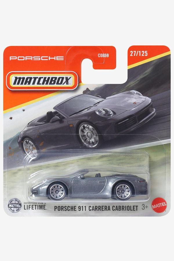 Matchbox Porsche 911 Carrera Cabriolet - Gri (1/64) 2025 Case - Image 1