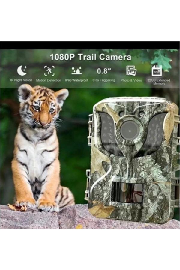 Fotokapan Kamera 16mp Full Hd 1080p Gece Görüşlü 2 Inç Lcd Ekran Su Geçirmez - Image 1