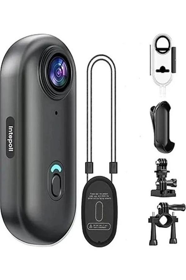 Mini 4k Wıfı Aksiyon Kamerası Vücut Kamerası Giyilebilir Video Kaydedici Hafıza Kartı Dahil - Image 1