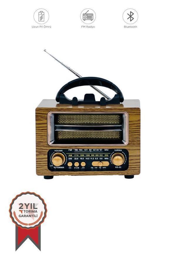 Torima Ns-02 Gold Nostajik Radyo Bluetooth Hoparlör  - Image 1
