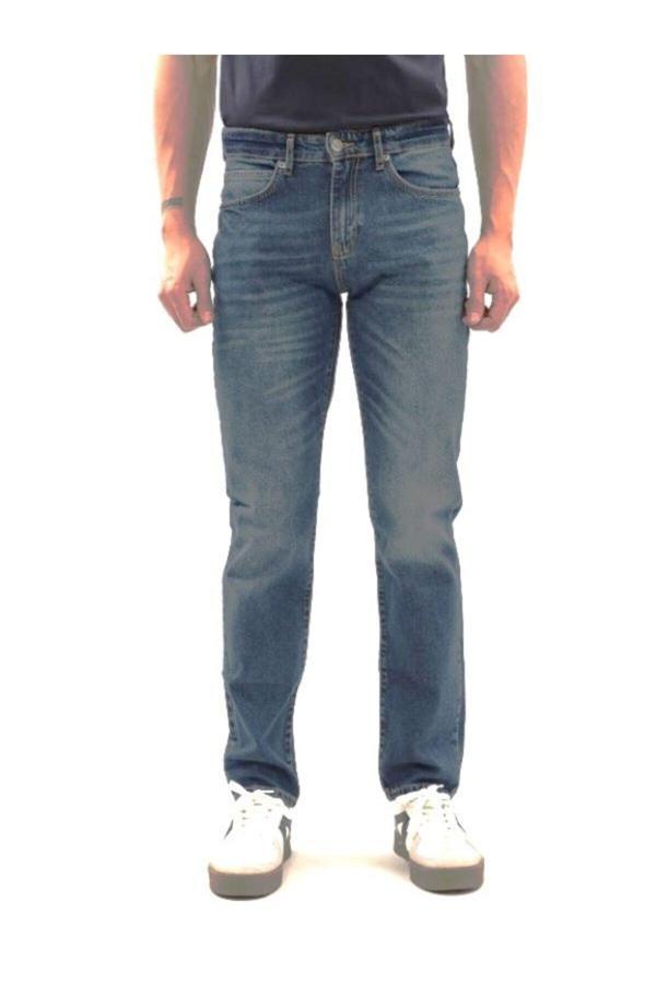 Akkanat Butik Erkek Normal Kalıp Regular Açık Mavi Jean Pantolon - Image 1