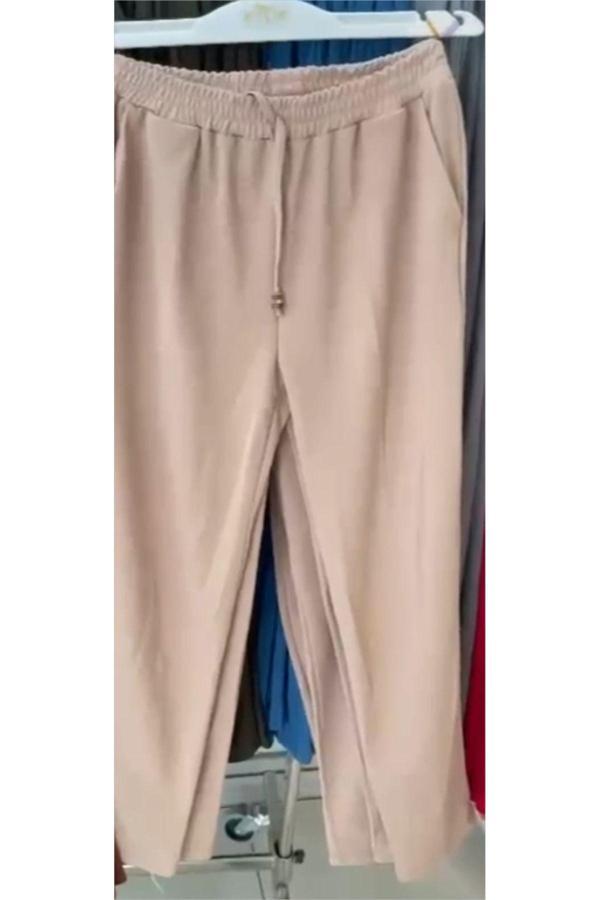 Akkanat Butik Kadın Scuba Cepli Havuç Pantolon - Image 1
