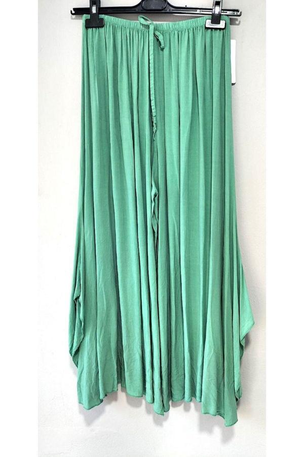 Akkanat Butik Kadın Salaş Yırtmaçlı Pantolon - Image 1