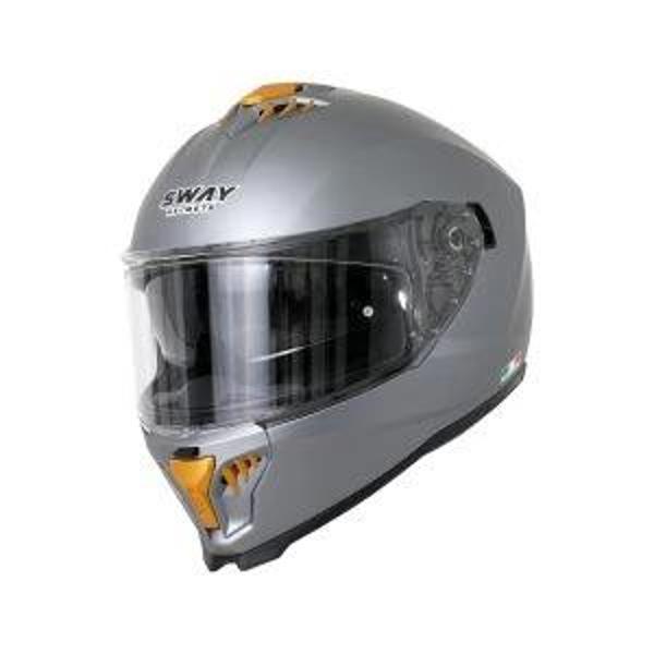 SWAY SW 865 SOLID Matt Grey Full Face - Image 1