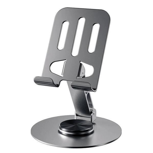 Zore MS-15 Taşınabilir Katlanabilir 360 Dönebilen Karbon Çelik Tasarımlı Telefon ve Tablet Standı - Image 1