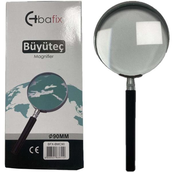 Bafix Büyüteç Cam Metal Çerçeveli 90 Mm Bfx-Bmc90 - Image 1