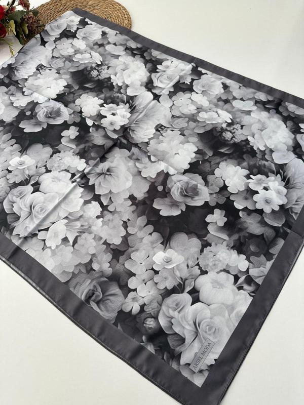 ARSEL MODA Soft Pamuklu Şal Çiçek Desen LBD2201 - Image 1