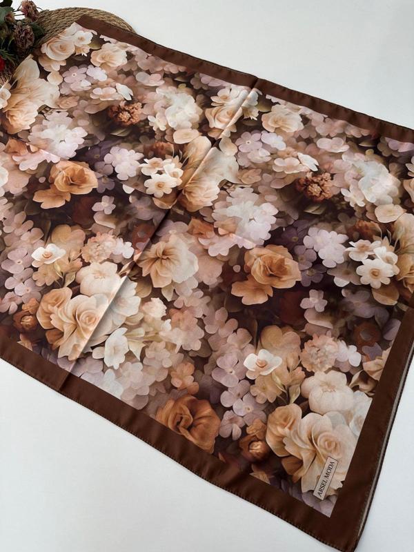 ARSEL MODA Soft Pamuklu Şal Çiçek Desen LBD2219 - Image 1