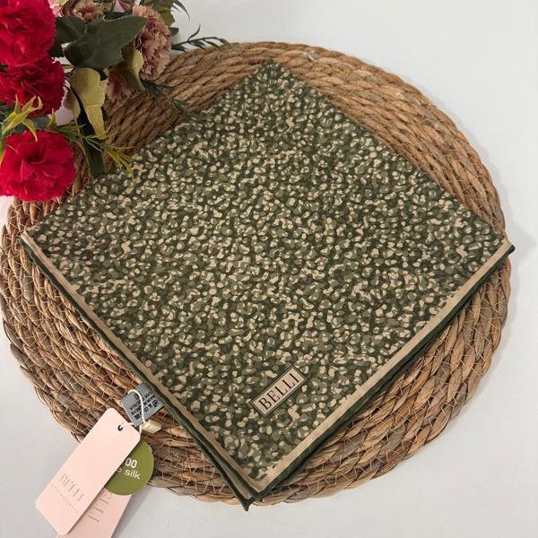 BELLİ Saf Twill İpek Eşarp  Yeni Sezon Sura İpek PKX0528 - Image 1