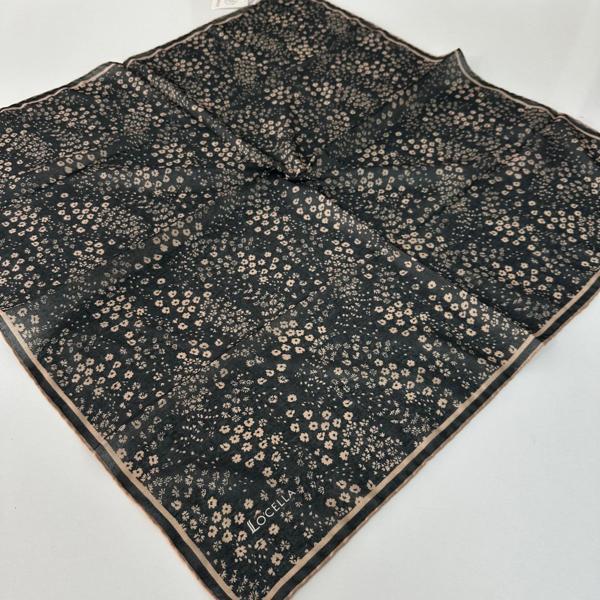 Locella Soft Pamuklu  Siyah Vizyon Eşarp LDFC4501 - Image 1