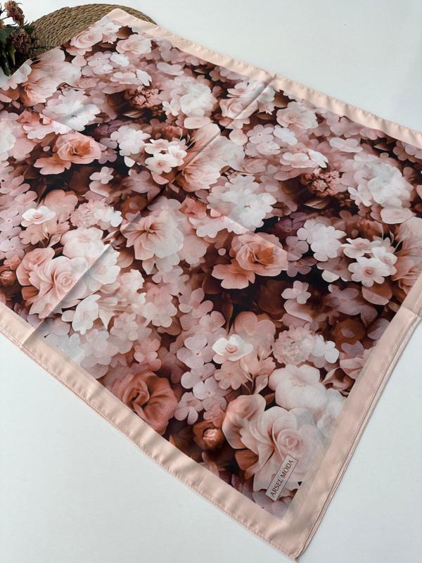 ARSEL MODA Soft Pamuklu Şal Çiçek Desen LBD2202 - Image 1