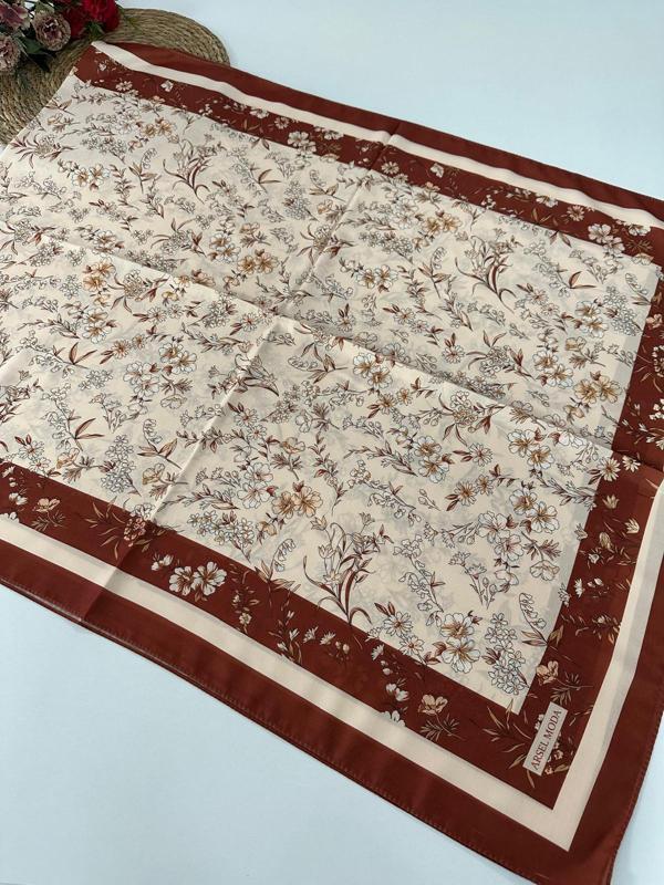 ARSEL MODA Soft Pamuklu Şal Çiçek Desen LBD2602 - Image 1