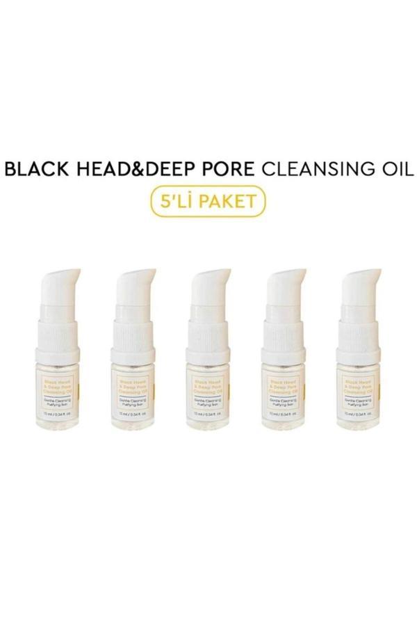 Bibimcos Black Head&Deep Pore Cleansing Oil 10ml (5Adet) New Version - Image 1