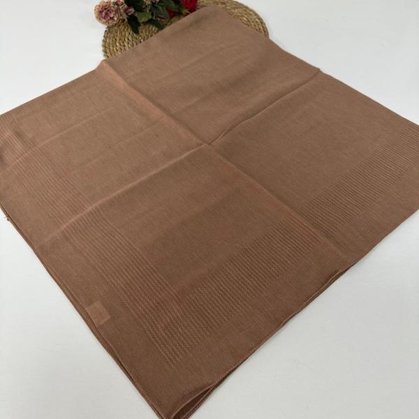 Miray 120 cm Pano Pamuk Eşarp  Latte BYA0210 - Image 1