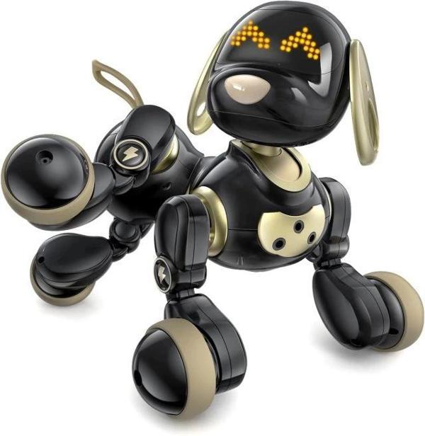 Ruko 18011 Robot Köpek Oyuncağı - Siyah & Gold - Image 1
