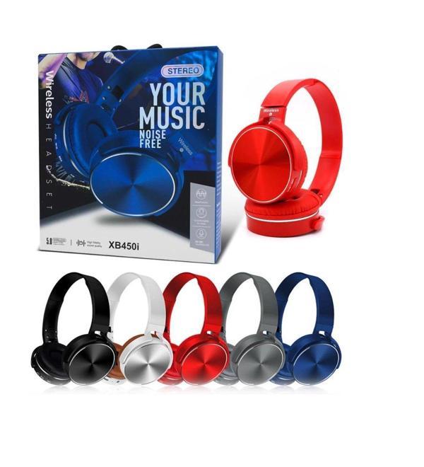 XB-450İ Kulaküstü Bluetooth Wireless Stereo Kulaklık (Siyah) - Image 1