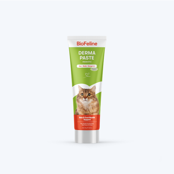 Kedi & Köpekler İçin Deri ve Tüy Sağlığı Macunu | Biotinli Omega 3-6 Destekli | 100g - Image 1