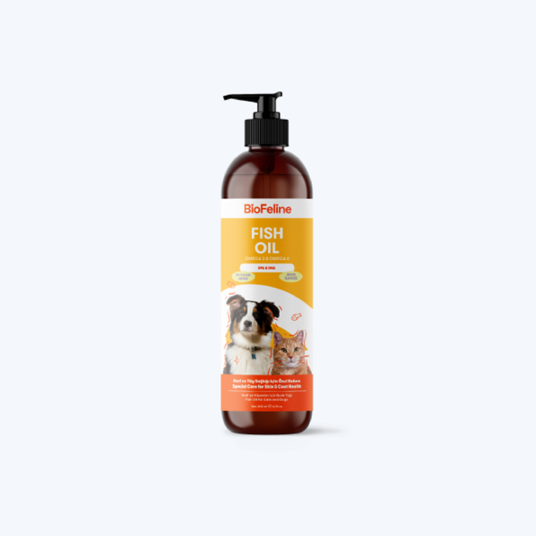 Kedi & Köpekler İçin Omega 3-6 Somon Yağı | Tüy Dökülmesine ve Kalp Sağlığına Destek | 200ml - Image 1