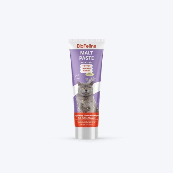 Kediler İçin Tüy Yumağı Önleyici Malt Macunu | Anti-Hairball Doğal Destek | 100g - Image 1