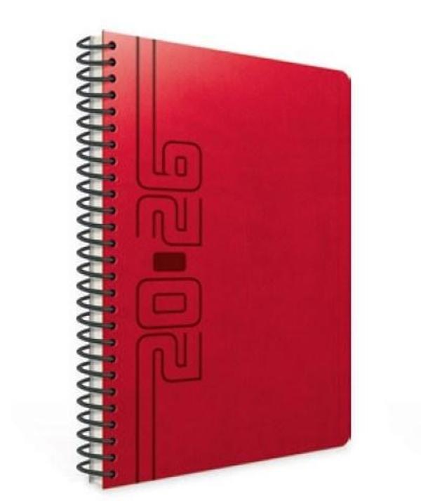 Ajanda Günlük 2026 20x28 70 Gr. Ivory Kağıt 336 Sayfa-Türkçe-İngilizce-Almanca-Romence-Rusça - Image 1