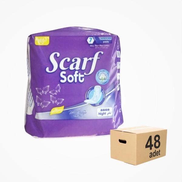 Scarf Soft Gece Pedi Ultra İnce 7'li Paket x 48 Paket (336 Adet) - Image 1
