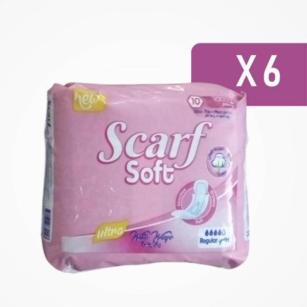 Scarf Soft Hijyen Günlük Pedi Ultra İnce 10'lu Paket x 6 Paket (60 Adet) - Image 1