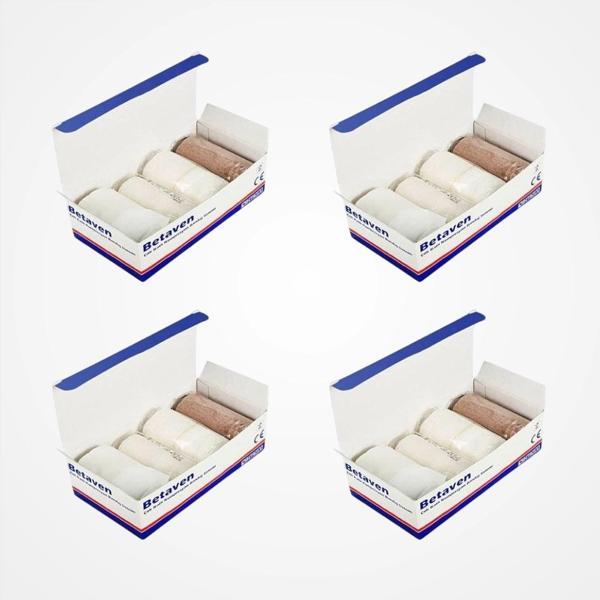 Betaven Dörtlü Çok Katlı Kompresyon Bandaj Sistemi - 4 Paket - Image 1