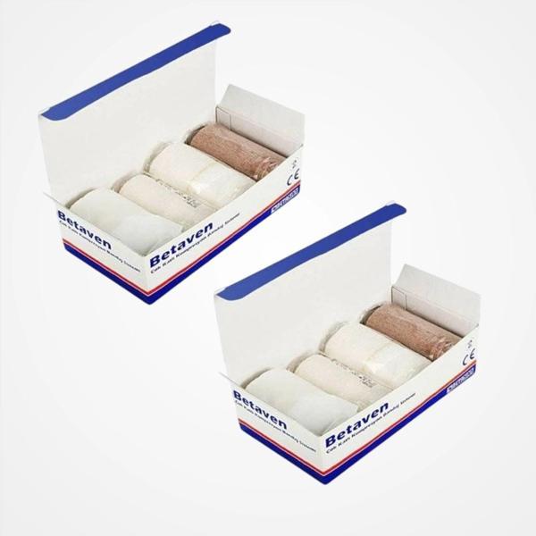 Betaven Dörtlü Çok Katlı Kompresyon Bandaj Sistemi - 2 Paket - Image 1
