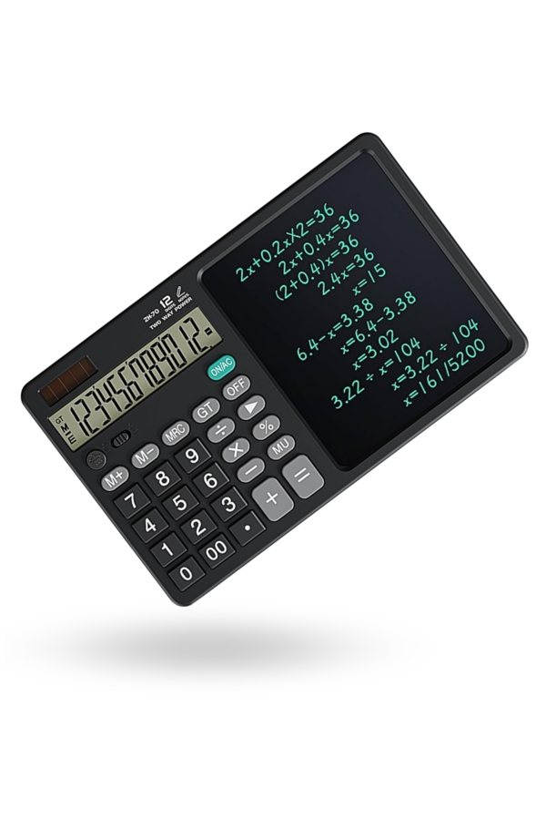 Büro Ev Ofis Hediyesi için Siyah Yazı Tahtalı Hesap Makinesi - Image 1