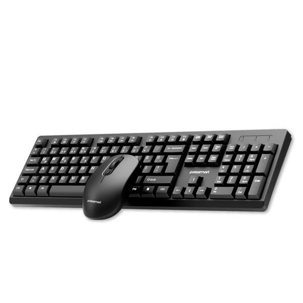 Polosmart PSK13 Kablosuz Klavye & Mouse Set Siyah - Image 1