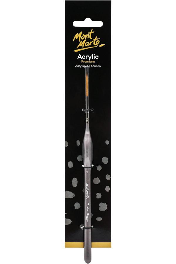 MM Sanatçı Akrilik Fırçası Premium Taklon Rigger 1 - Image 1