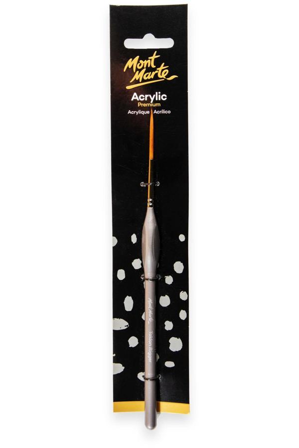 MM Sanatçı Akrilik Fırçası Premium Taklon Rigger 3 - Image 1