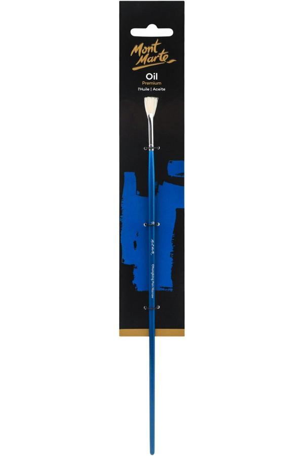 MM Sanatçı Yağ Fırçası Premium Chungking Fan Dar 3/0 - Image 1