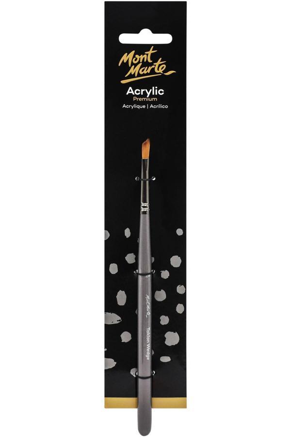 MM Sanatçı Akrilik Fırça Premium Taklon Kama 1/8 - Image 1