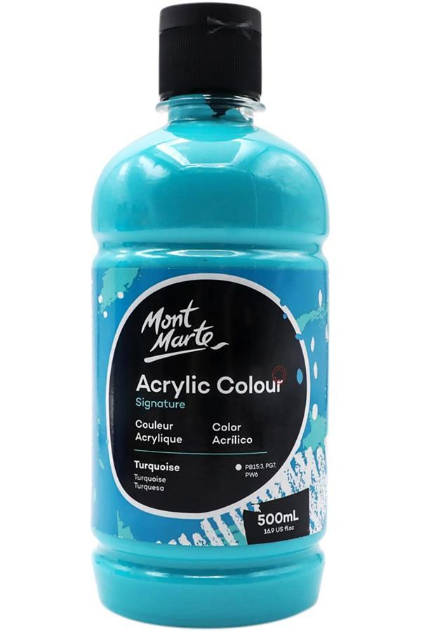 MM Akrilik Renkli 500ml Signature - Turquoise - Image 1