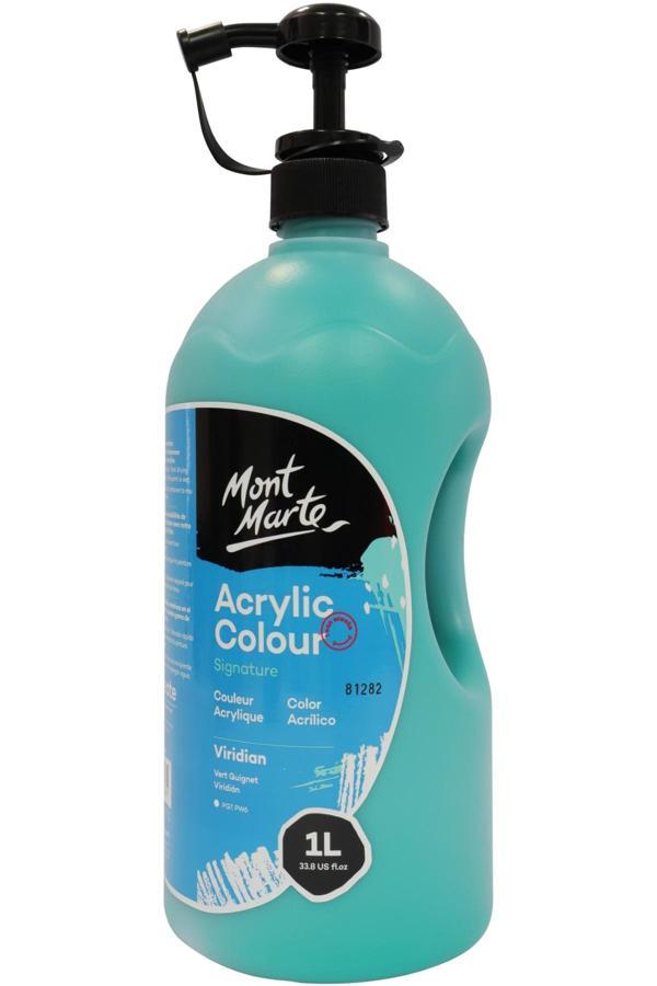 MM Akrilik Boya W/Pump Signature 1L - Viridian - Image 1